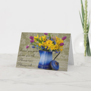 Cartão de Aniversário - Amo-Te Ontem