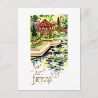 Cartão de Aniversário Antigo