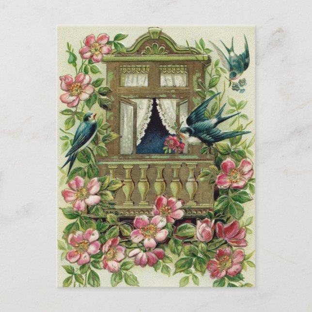 Cartão de Aniversário Antigo (Frente)