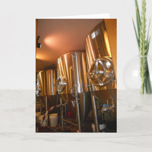Cartão de Aniversário "Antique Brewhouse Brewers"