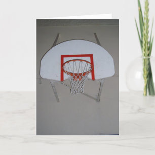 Cartão de Aniversário "Aro de Basquete"