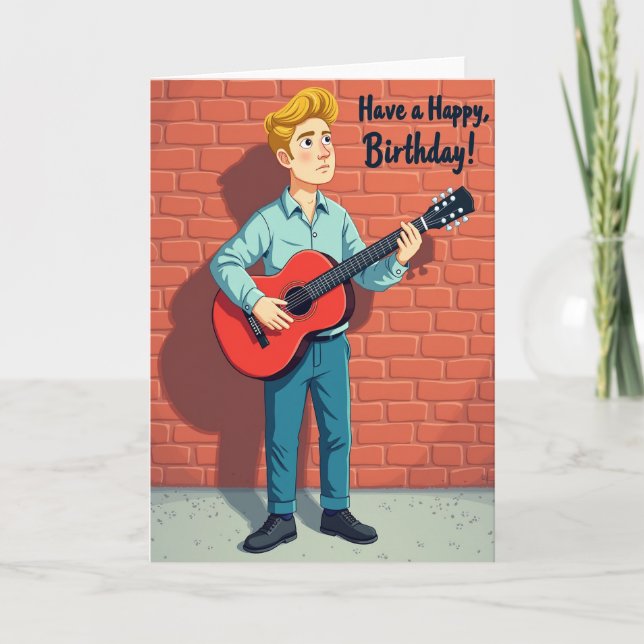 Cartão de Aniversário Artístico (Frente)