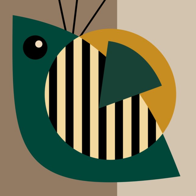 Cartão de aniversário artístico decorativo com tex (Criador carregado)