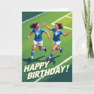 Cartão de Aniversário Atleta