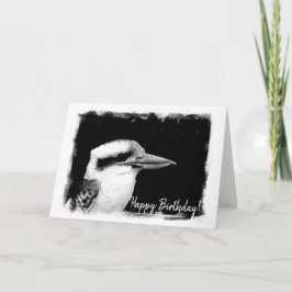 Cartão de Aniversário Australiano Kookaburra