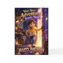 Cartão de Aniversário Aventura Ziggy AnimatedLabbs