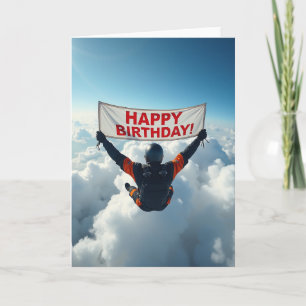 Cartão de Aniversário Aventureiro do Céu