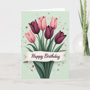 Cartão de Aniversário Blossom Bouquet