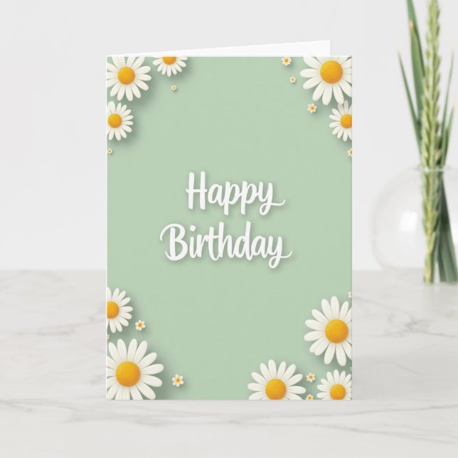 Cartão de Aniversário Blossom Tender (Frente)