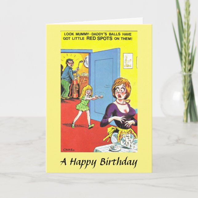 Cartão de aniversário - Bolas de golfe (Frente)