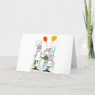 CARTÃO DE ANIVERSÁRIO - BOLO DE FERRO