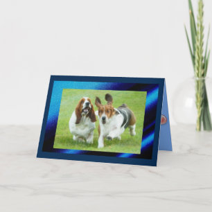 Cartão de Aniversário bonito e engraçado com ferim