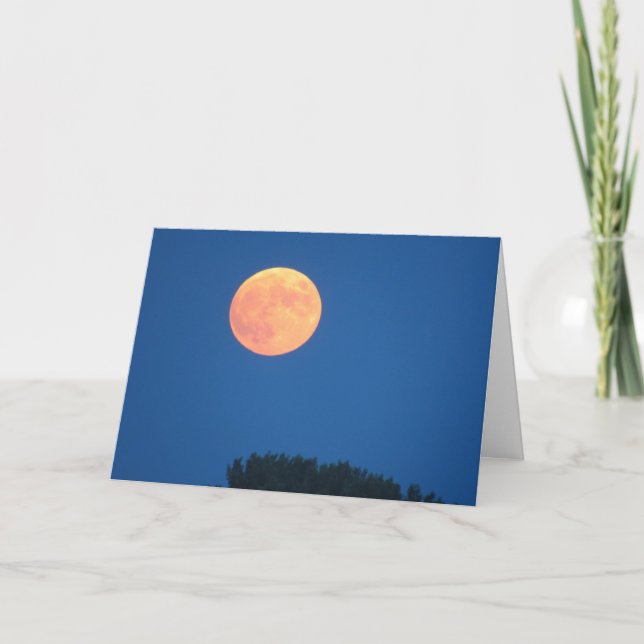 Cartão de aniversário "Buck Moon" (Frente)