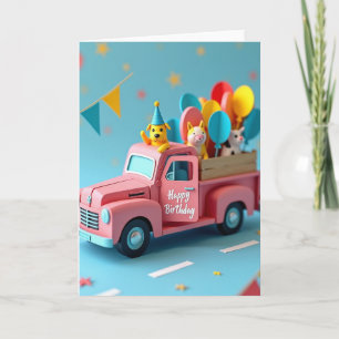 Cartão de Aniversário Caprichoso para Cachorro