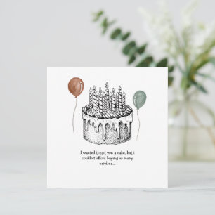 Cartão de Aniversário Cartão de aniversário engraç