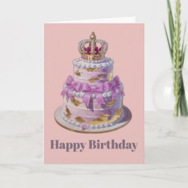 Cartão de Aniversário - Cartão de bolo de Aniversá