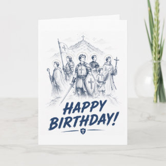 Cartão de Aniversário Católico Chamado para Algo M