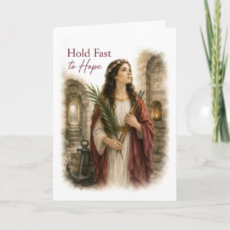 Cartão de Aniversário Católico Santa Filomena