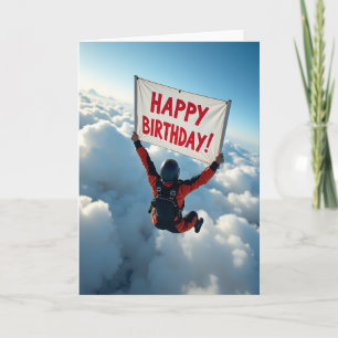 Cartão de Aniversário Celestial Festivo