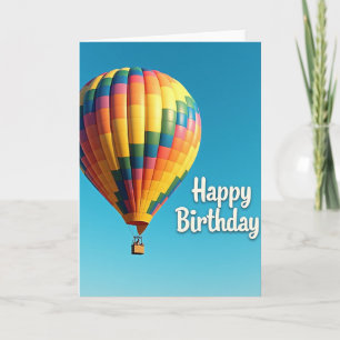 Cartão de Aniversário Céu Vibrante