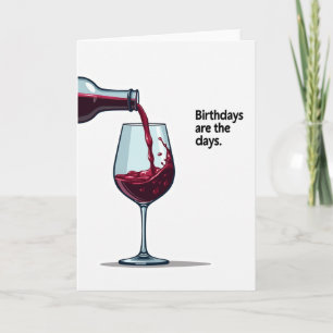 Cartão de Aniversário Cheers Birthday Pouring Spla