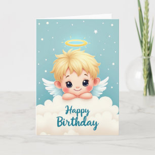 Cartão de Aniversário Cherub
