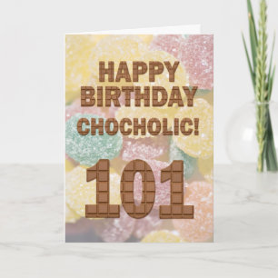Cartão de Aniversário Chocolólico 101ruas