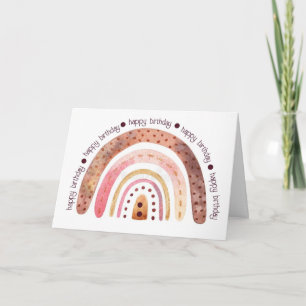 Cartão de Aniversário Cistomize - Pontos Arco-Íris