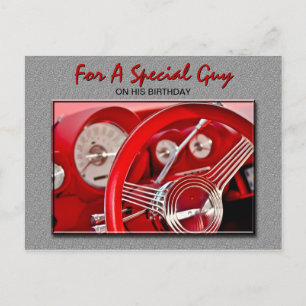 Cartão de Aniversário Clássico do Carro
