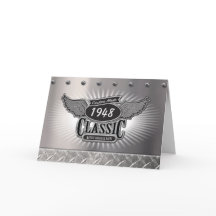 Cartão de Aniversário Clássico Personalizado