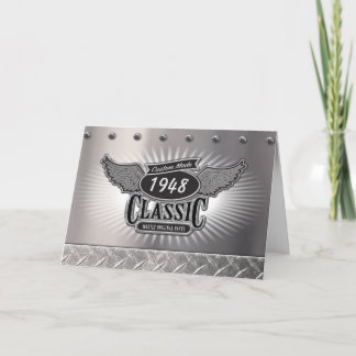 Cartão de Aniversário Clássico Personalizado