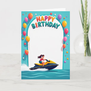Cartão de Aniversário Colorido