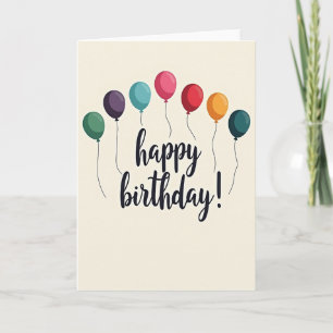 Cartão de Aniversário com Arco de Ilustração