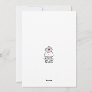 Cartão de Aniversário com Cachorro no Patinete