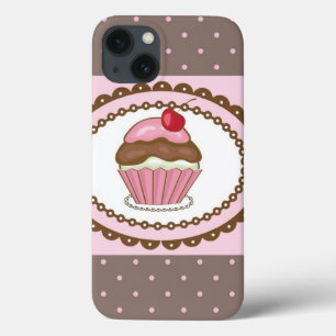 Cartão de aniversário com cupcake