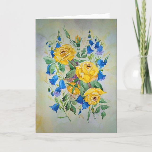 Cartão de aniversário com dentro do poema de amor (Frente)