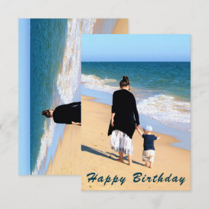 Cartão de Aniversário com Foto Personalizada