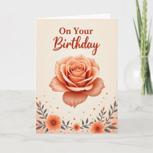 Cartão de Aniversário Confete em Flor