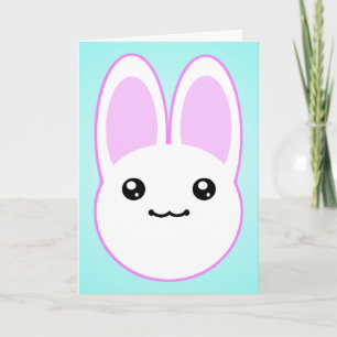 Cartão de Aniversário Cony Bunny Kawaii