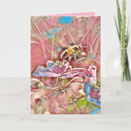 CARTÃO DE ANIVERSÁRIO DA ABELHA