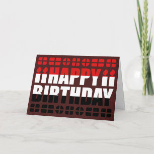 Cartão de Aniversário da Bandeira do Iêmen