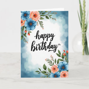 Cartão de Aniversário da Berry com Roteiro