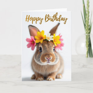 Cartão de Aniversário da Florzinha da Criatura Fof