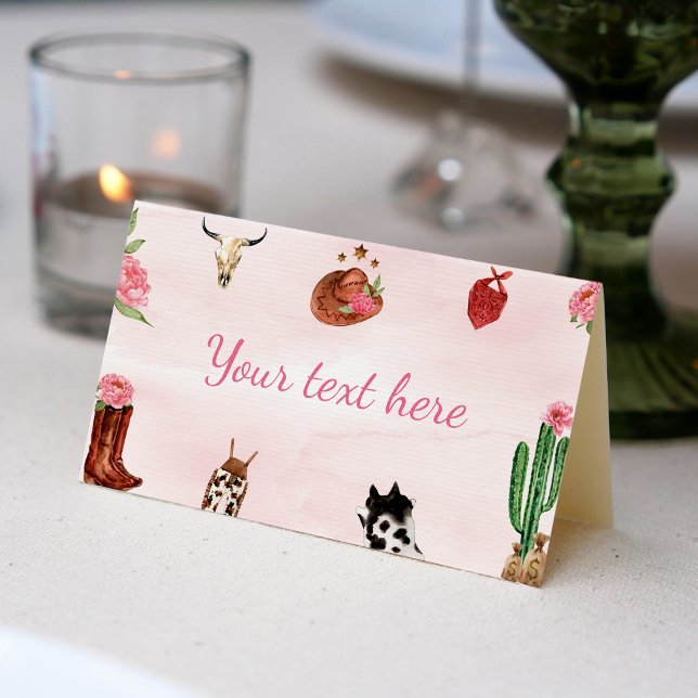 Cartão de Aniversário da Garota Rodeo Ocidental (Criador carregado)