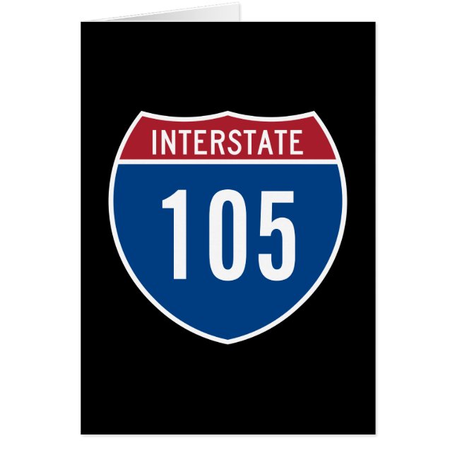 Cartão de Aniversário da Interestadual 105 (Frente)