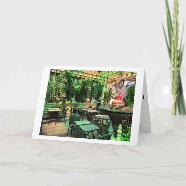 CARTÃO DE ANIVERSÁRIO DA IRMÃ COM BELO DECOR THAI (Frente)