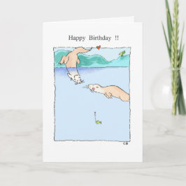 Cartão de aniversário da "lontra"