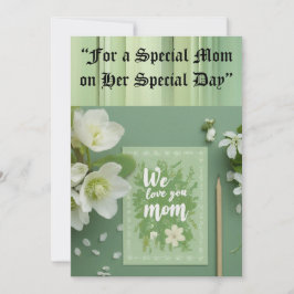 Cartão de Aniversário da mãe