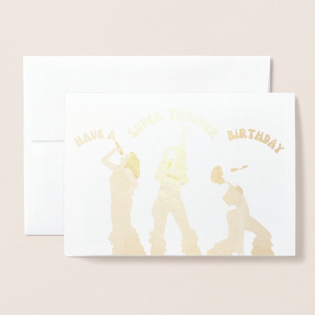 Cartão de Aniversário da Mamma Mia! (Frente com envelope)