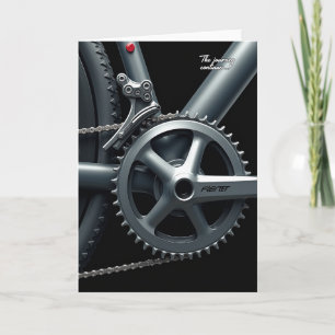 Cartão de Aniversário da Máquina do Ciclista